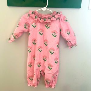 Cecil and Lou Heart Flower Romper